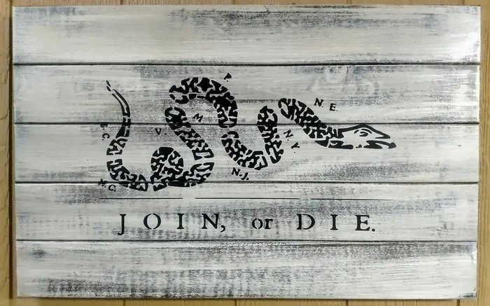 Liberty Home “Join or Die” Hidden Gun Storage Sign