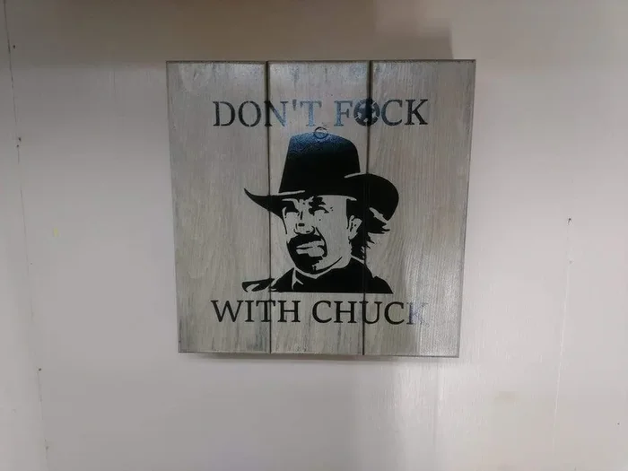 Liberty Home Chuck Norris Gun Concealment Wall Art Box