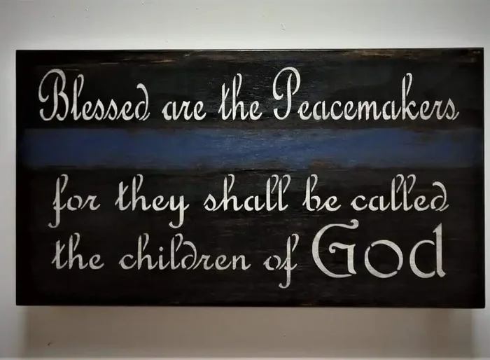 Liberty Home Mini “Blessed are the Peacemakers” Concealment Wall Art