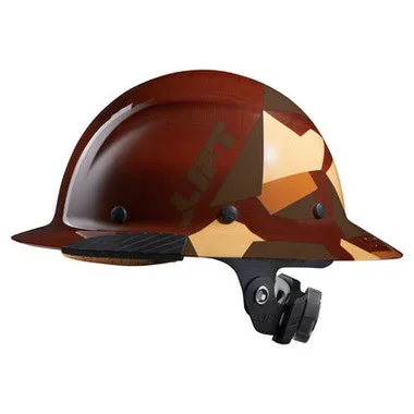 Lift Safety DAX Carbon Fiber Full Brim Hard Hat FIFTY50 Desert Camo – HDF50-20CD