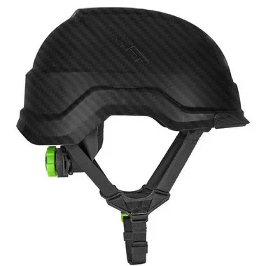 Lift Safety RADIX Type II Industrial Climbing Style Non-Vented Helmet – Carbon – HRX-22CKE2