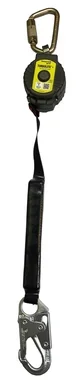 Miller TurboLite+ 6FT Class 1 Single-Leg SRL w/Aluminum Locking Rebar Hook Lifeline Connector – MTL-OHW1-17/6FT