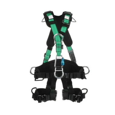 MSA Gravity Suspension Harness w/Back, Front, Belly, & Side D-Rings – Lumbar, Shoulder & Leg Padding – Medium – 10150454