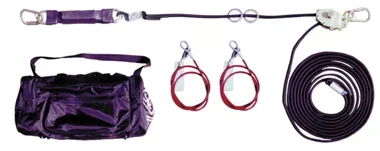 MSA Gravity Temporary Synthetic Horizontal Lifeline with Bypass