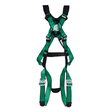 MSA V-FORM+ Harness w/Back D-Ring – Quick Connect Leg Straps – Extra Large – 10206134