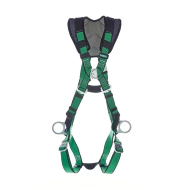 MSA V-FORM+ Harness w/Back, Front & Side D-Rings – Quick Connect Leg Straps – Super Extra Large – 10206147