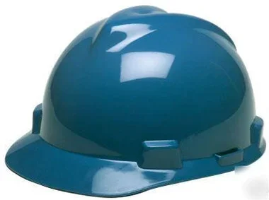 MSA V-Gard Blue Ratchet Hard Hat – 475359