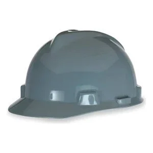 MSA V-Gard Gray Ratchet Hard Hat – 475364