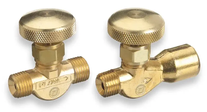 Non-Corrosive Gas Flow Valves, 200 PSIG, Acetylene/Fuel Gas, 9/16″ – 18 LH(M)