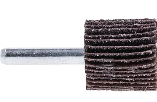 NORTON MERIT 1 X 1 X 1/4 IN. HIGH PERFORMANCE STEEL SHANK MINI FLAP WHEEL 40 GRIT