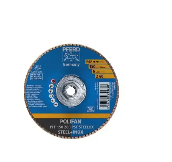 PFERD POLIFAN ZIRC 6 x 5/8-11*60X