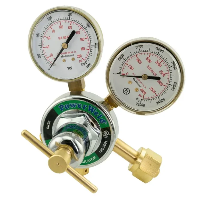 Powerweld Harris Style Medium Duty Oxygen Regulator – OR25