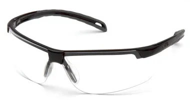 Pyramex Ever-Lite Black Frame/Clear Lens Safety Eyewear