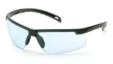 Pyramex Ever-Lite Black Frame/Infinity Blue H2X Anti-Fog Lens Safety Eyewear