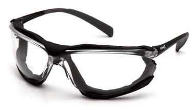 Pyramex Proximity Black Frame/Clear Anti-Fog Lens Safety Eyewear