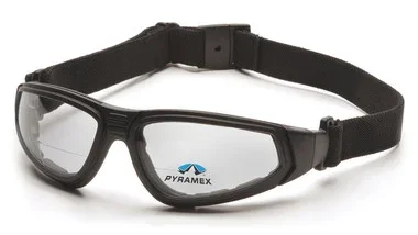 Pyramex XSG Reader Black Frame/Clear Anti-Fog + 2.5 Lens Safety Eyewear