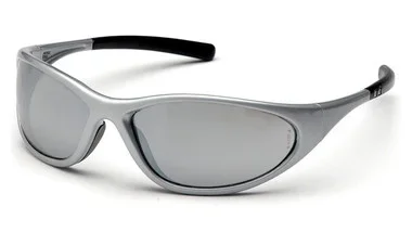 Pyramex Zone II Silver Frame/Silver Mirror Lens Safety Eyewear