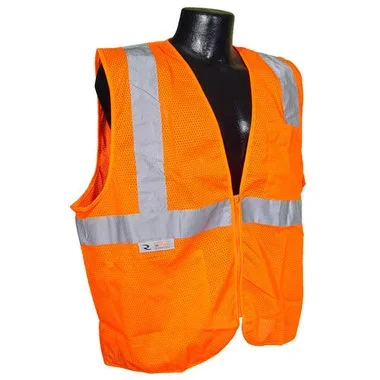 Radians Class 2 Vest Orange Mesh w/ Zipper – SV2ZOM