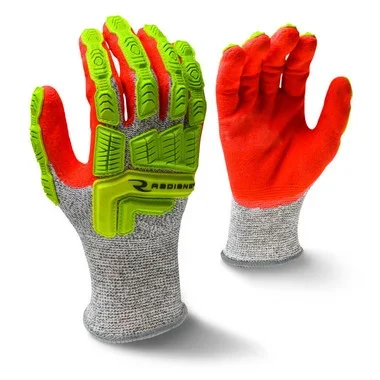 Radians RWG603 Cut Protection Level A5 Sandy Foam Nitrile Glove – 12/Pair