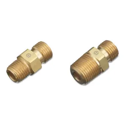 Regulator Outlet Bushing, 200 psi, Brass, C-Size, 1/2 in (NPT) RH, Male, Oxygen