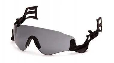 Ridgeline Hardhat Protective Eyewear – Black Temples/Gray H2MAX Anti-Fog Lens – 6/each RIDGE20STM