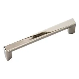 Rochester 3-3/4 Inch (96mm) Center to Center, Overall Length 4-1/4 Inch Polished Nickel Kitchen Cabinet Pull/Handle
