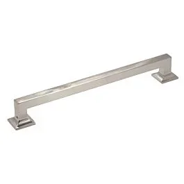 Studio Style 13 Inch (330mm) Center to Center, Overall Length 14-5/8 Inch Polished Nickel Kitchen Appliance Pull/Handle