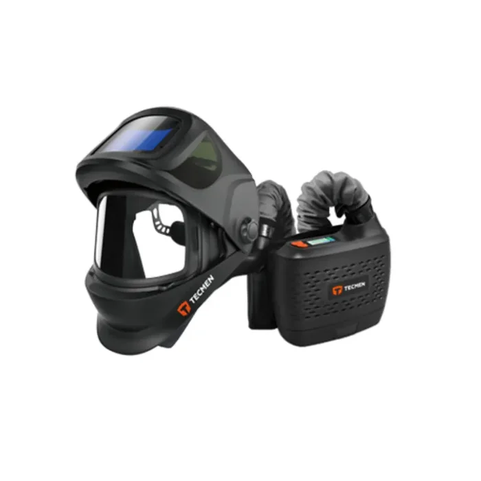 Tecmen TM1000 Flip Front PAPR Welding Helmet W/ V1 PRO Blower