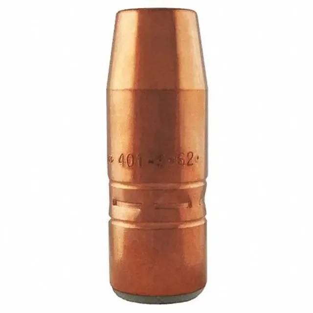 Tregaskiss Style HD 401-5-62 Copper MIG Gun Nozzle 1/4″ Tip Recess