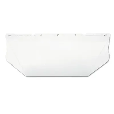 V-Gard Accessory System General Purpose Visor, Clear, Contoured, 17 in W x 8 in H