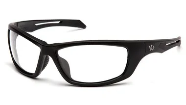 Venture Gear Tactical Howitzer Black Frame/Clear Anti-Fog Lens Safety Eyewear