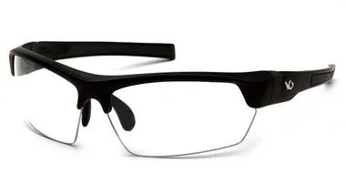 Venture Gear Tensaw Black Frame/Clear Anti-Fog Lens Safety Eyewear