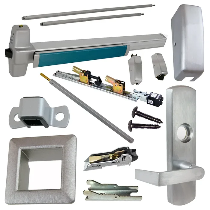 Von Duprin KIT – QEL SVR Grooved Exit Device with 996L-06 Classroom Lever Trim