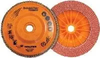 Walter 06A602 6″ x 5/8-11″ Spin-On 80 Grit Enduro-Flex Turbo Flap Discs
