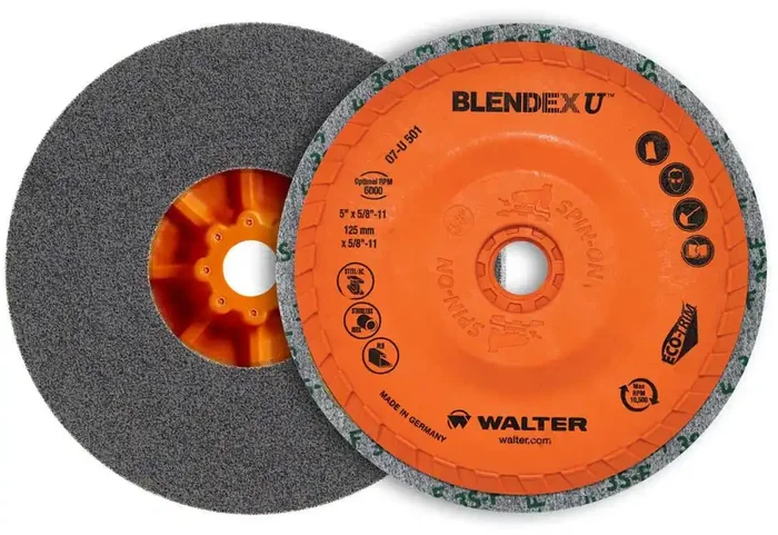 Walter 07U501 5″ 5/8-11″ Blendex U Cup Disc