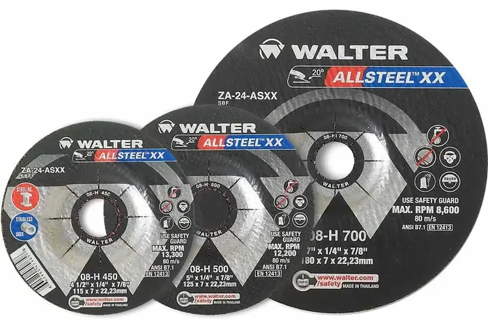 Walter 08H902 9″ x 1/8″ x 7/8″ Allsteel XX Grinding Wheel