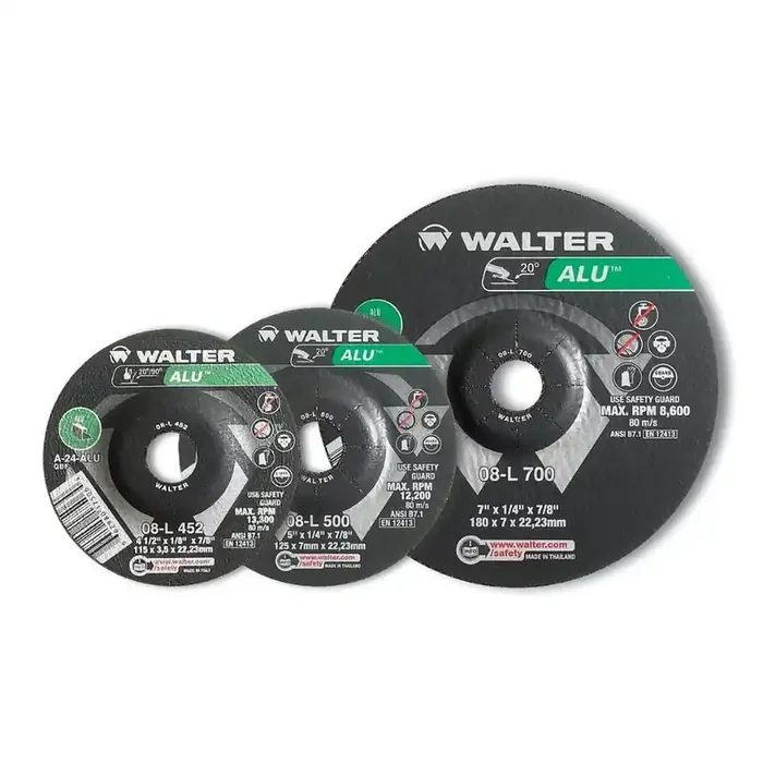 Walter Aluminum Grinding Wheel 7/8 Arbor 1/4 Thickness