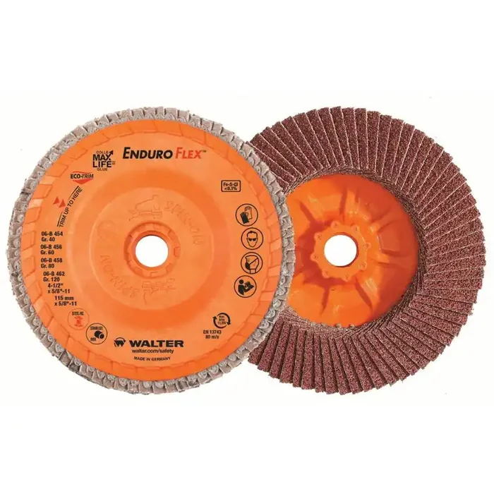 Walter Enduro-Flex Flap Discs 4-1/2″ x 7/8 Arbor
