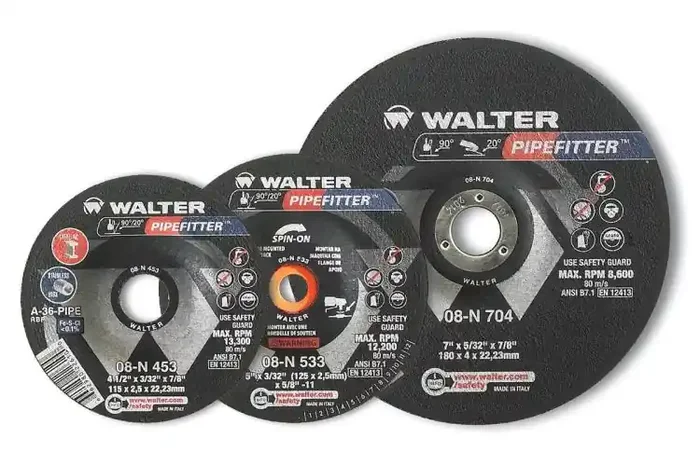 Walter PIPEFITTER™ Grinding Discs 7/8″ Arbor
