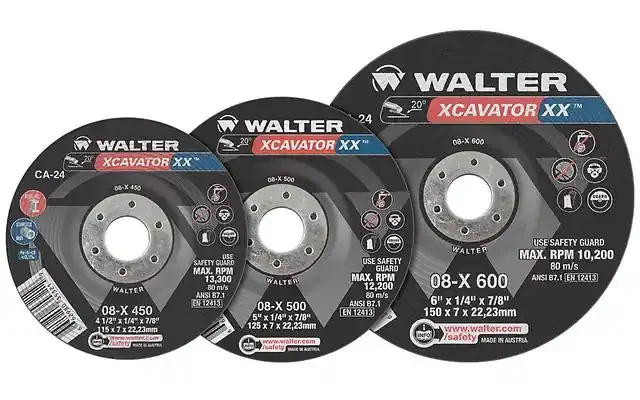 Walter XCAVATOR™ XX Grinding Wheels