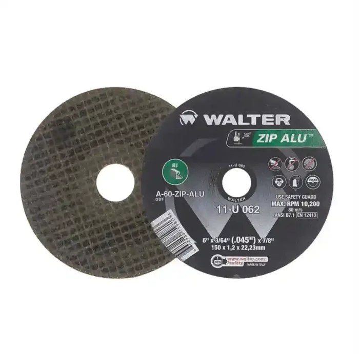 Walter ZIP ALU 4.5 in. x 7/8 in. Arbor x 3/64 in. T1 Cutting Wheel for Aluminum