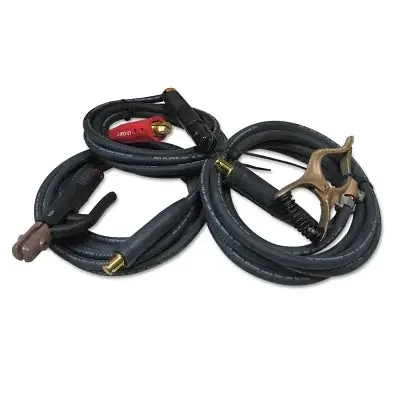 Welding Cable Assembly, 2/0 AWG, 50 ft, Best Welds, with LC40 Male/Female, Ball Point Connection