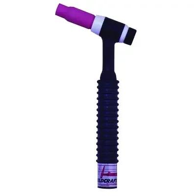 WP-17 Air Cooled Tig Torch Body, Angled Head, 7/8 in